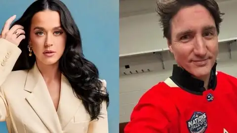 Katy Perry e Justin Trudeau são flagrados aos beijos em iate na Califórnia